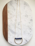 Lapis lazuli pitta dosha balancing necklace