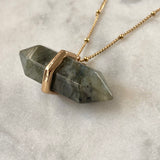 Transceive Necklace - Labradorite