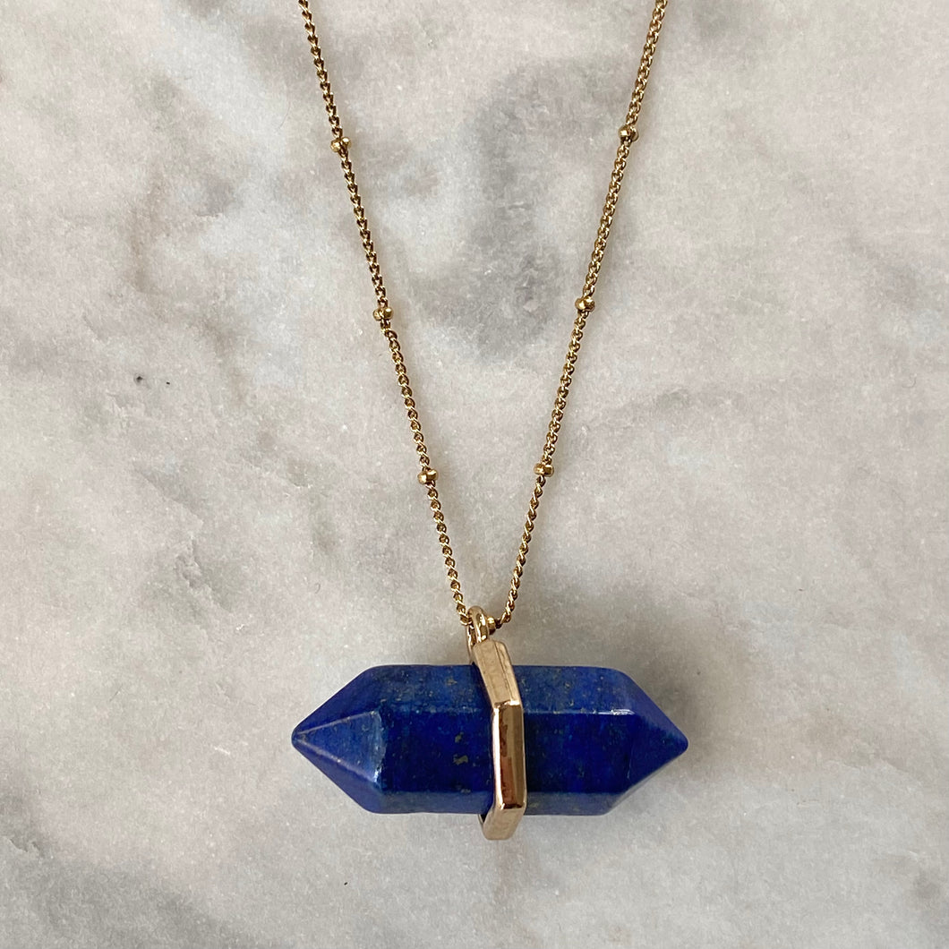 Transceive Necklace - Lapis Lazuli