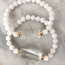 Universal Reality Bracelet - Moonstone & Clear Quartz