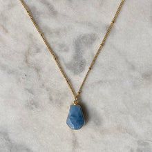 Pure Peace Necklace - Blue Opal