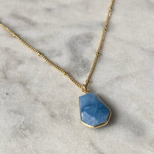 Pure Peace Necklace - Blue Opal