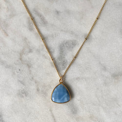 Tranquility Necklace - Blue Opal