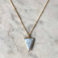 Divine Feminine Necklace - Blue Opal