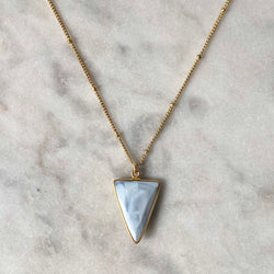 Divine Feminine Necklace - Blue Opal