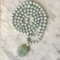 Courage & Creativity Mala - Amazonite