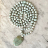 Courage & Creativity Mala - Amazonite