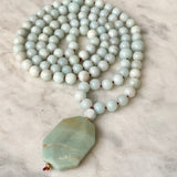 Courage & Creativity Mala - Amazonite