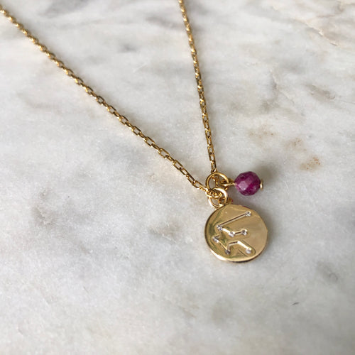 Belt of the Heavens  Zodiac Constellation Necklace