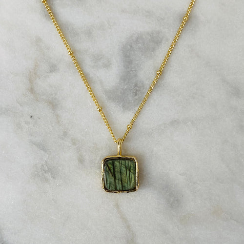 Stability Necklace - Labradorite
