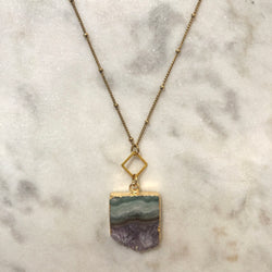 Peace & Passion Necklace - Amethyst