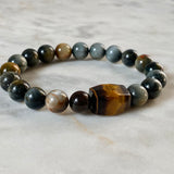 Illuminate Men's Bracelet - Golden Tiger's Eye & Cat's Eye