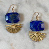 Inner Brilliance Earrings - Lapis Lazuli