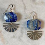 Inner Brilliance Earrings - Lapis Lazuli