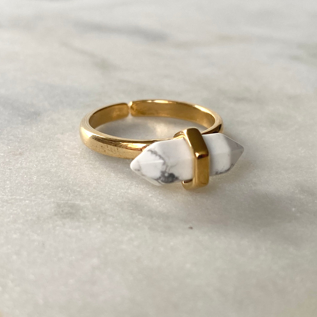 Transceive Ring - Howlite