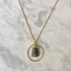 Infinite Love Necklace - Labradorite