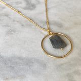 Infinite Love Necklace - Labradorite