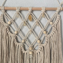 Citrine Macrame Wall Hanging