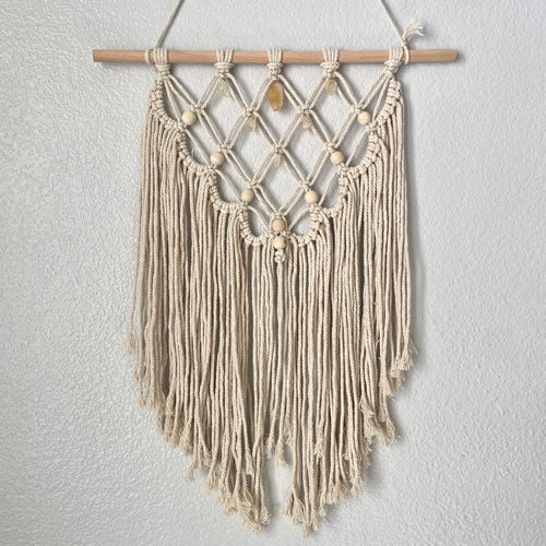 Citrine Macrame Wall Hanging
