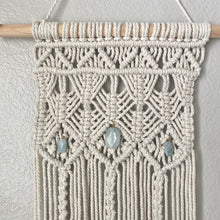 Aquamarine Long Macrame Wall Hanging