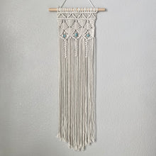 Amazonite Long Macrame Wall Hanging