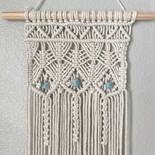 Amazonite Long Macrame Wall Hanging