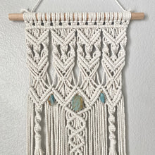 Amazonite Long Macrame Wall Hanging II