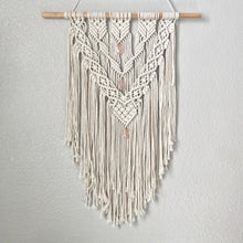 Rose Quartz Large Macrame Wall Hanging