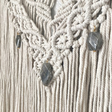 Labradorite Large Macrame Wall Hanging