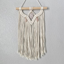Rose Quartz Mini Macrame Wall Hanging I