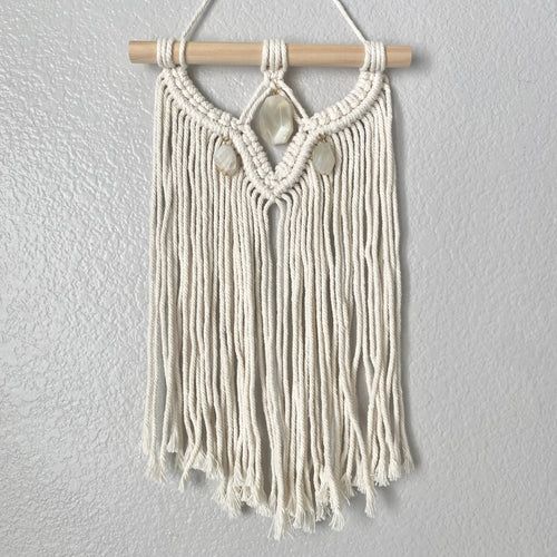 Moonstone Mini Macrame Wall Hanging I