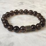 Harmony Men's Bracelet - Smoky Quartz