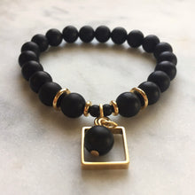 Onyx Framed Energy Bracelet