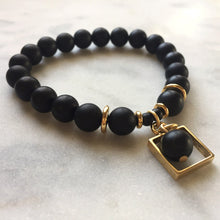 Onyx Framed Energy Bracelet