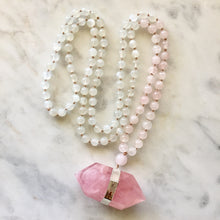 Rose Quartz & Moonstone Mala - Love & New Beginnings