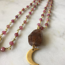 Luna Necklace - Pink Tourmaline
