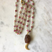 Luna Necklace - Pink Tourmaline