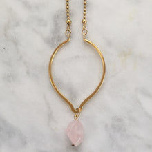 Dharana Necklace - Rose Quartz