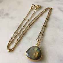 Transformation Drop Necklace - Labradorite