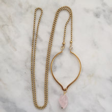 Dharana Necklace - Rose Quartz