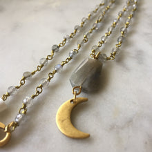 Luna Necklace - Labradorite