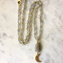 Luna Necklace - Labradorite