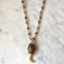 Luna Necklace - Pink Tourmaline