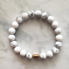 Men's howlite bracelet