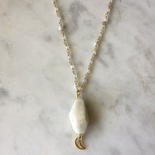 Luna Mini Necklace - Moonstone