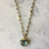 Embrace Change Necklace - Labradorite