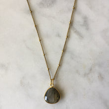 Transformation Drop Necklace - Labradorite