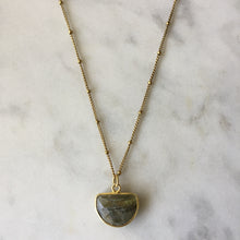 Transformation Half Circle Necklace - Labradorite