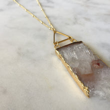Creative Force Triangle Necklace - Amethyst