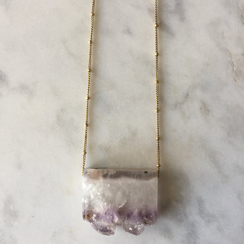 Calm Vibes Necklace - Amethyst